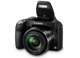 Panasonic LUMIX DMC-FZ72EG-K Premium-Bridgekamera (16,1 Megapixel, 60x opt. Zoom, 7,5 cm LC-Display, elektr. Sucher, Full HD Video) schwarz - 1