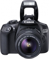 Canon EOS 1300D Digitale Spiegelreflexkamera (18 Megapixel, APS-C CMOS-Sensor, WLAN mit NFC, Full-HD) Kit inkl. EF-S 18-55mm IS Objektiv - 1