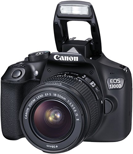 Canon EOS 1300D Digitale Spiegelreflexkamera (18 Megapixel, APS-C CMOS-Sensor, WLAN mit NFC, Full-HD) Kit inkl. EF-S 18-55mm IS Objektiv - 13