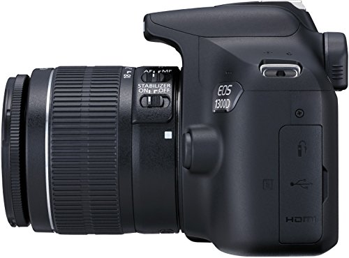 Canon EOS 1300D Digitale Spiegelreflexkamera (18 Megapixel, APS-C CMOS-Sensor, WLAN mit NFC, Full-HD) Kit inkl. EF-S 18-55mm IS Objektiv - 4