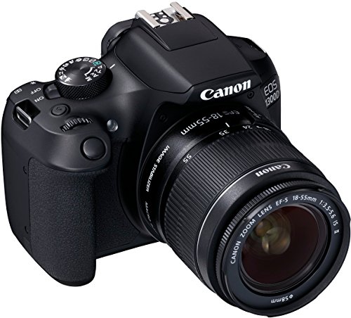 Canon EOS 1300D Digitale Spiegelreflexkamera (18 Megapixel, APS-C CMOS-Sensor, WLAN mit NFC, Full-HD) Kit inkl. EF-S 18-55mm IS Objektiv - 7