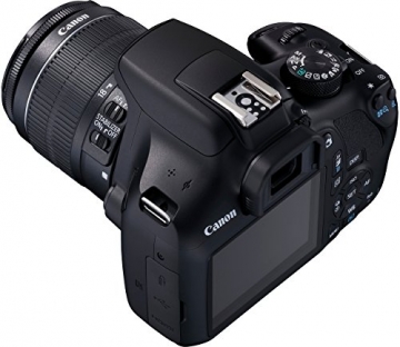 Canon EOS 1300D Digitale Spiegelreflexkamera (18 Megapixel, APS-C CMOS-Sensor, WLAN mit NFC, Full-HD) Kit inkl. EF-S 18-55mm IS Objektiv - 8