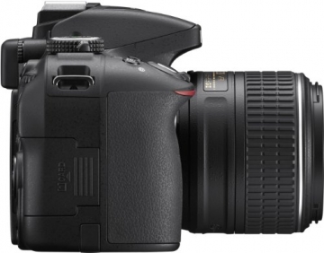 Nikon D5300 SLR-Digitalkamera (24,2 Megapixel, 8,1cm (3,2 Zoll) LCD-Display, Full HD, HDMI, WiFi, GPS, AF-System mit 39 Messfeldern) Kit inkl. AF-S DX 18-55 VR II Objektiv schwarz - 5